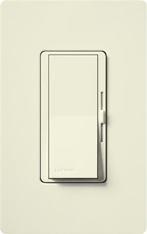 Lutron DVSCCL-253P-BI Diva Satin 600W Incandescent, 250W CFL or LED Single Pole / 3-Way Dimmer in Biscuit
