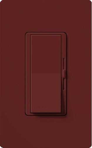 Lutron DVSCCL-253P-MR Diva Satin 600W Incandescent, 250W CFL or LED Single Pole / 3-Way Dimmer in Merlot