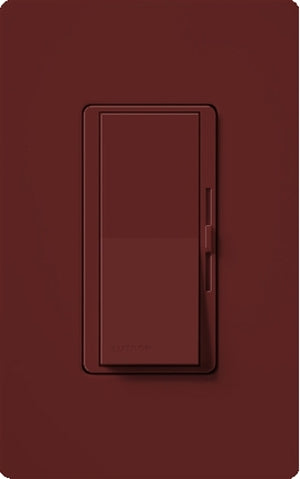 Lutron DVSCCL-253P-MR Diva Satin 600W Incandescent, 250W CFL or LED Single Pole / 3-Way Dimmer in Merlot