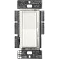 Lutron DVSCELV-300P-RW Diva Satin 300W Electronic Low Voltage Single Pole Dimmer in Architectural White