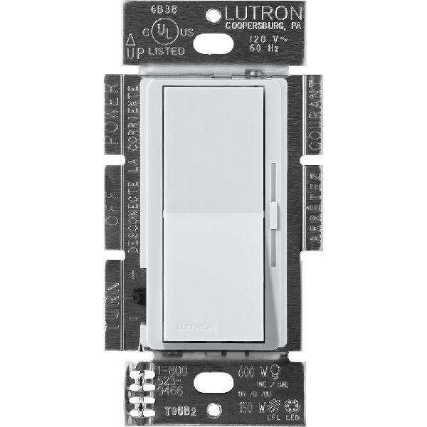 Lutron DVSCFSQ-F-MI Diva 120V / 1.5A Single Pole / 3-Way Fan Speed Control in Mist