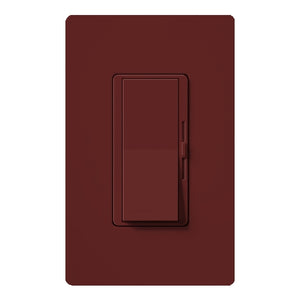 Lutron DVSCFSQ-LF-MR Diva 1.5 A Fan Speed ControlWith 1.0 A LED or CFL and 2.0 A Incandescent/Halogen Single Pole Switch in Merlot