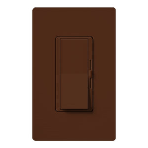 Lutron DVSCFSQ-LF-SI Diva 1.5 A Fan Speed ControlWith 1.0 A LED or CFL and 2.0 A Incandescent/Halogen Single Pole Switch in Sienna