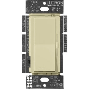 Lutron DVSCLV-103P-SA Diva Satin 1000VA, 800W Magnetic Low Voltage 3-Way Dimmer in Sage