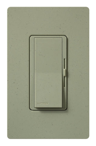 Lutron DVSCRP-253P-GB Diva 250W Dimmable LED or CFL, 500W Incandescent/Halogen, 500W ELVWith Halogen, Single Pole / 3-Way Reverse-Phase Dimmer in Greenbriar