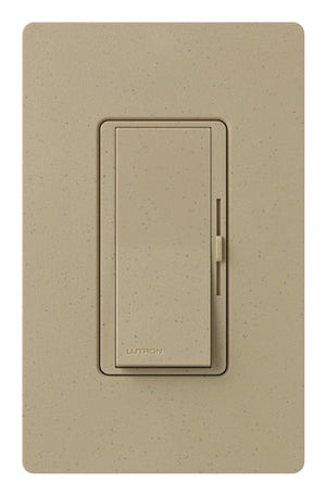 Lutron DVSCRP-253P-MS Diva 250W Dimmable LED or CFL, 500W Incandescent/Halogen, 500W ELVWith Halogen, Single Pole / 3-Way Reverse-Phase Dimmer in Mocha Stone