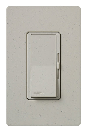 Lutron DVSCRP-253P-ST Diva 250W Dimmable LED or CFL, 500W Incandescent/Halogen, 500W ELVWith Halogen, Single Pole / 3-Way Reverse-Phase Dimmer in Stone