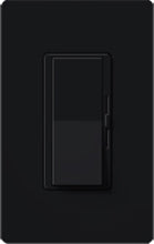 Lutron DVSCSTV-MN Diva Satin 0-10 V Control Single pole/3-way Preset Dimmer, 50 mA sink, 8 A load in Midnight