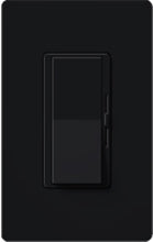 Lutron DVSTV-BL Diva 0-10 V Control Single pole/3-way Preset Dimmer, 50 mA sink, 8 A load in Black
