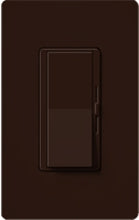 Lutron DVSTV-BR Diva 0-10 V Control Single pole/3-way Preset Dimmer, 50 mA sink, 8 A load in Brown