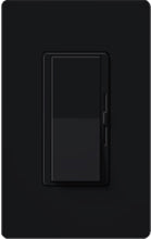 Lutron DVTV-BL Diva 120V / 16A Fluorescent / LED 0-10V Single Pole Dimmer in Black