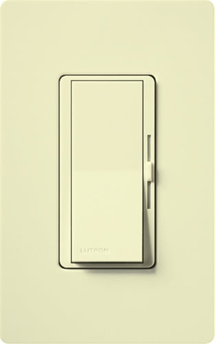 Lutron DVWCL-153PH-AL Diva 600W Incandescent, 150W CFL or LED Single Pole / 3-Way Dimmer with Wallplate in Almond