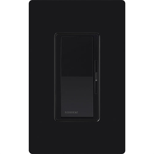 Lutron DVWCL-153PH-BL Diva 600W Incandescent, 150W CFL or LED Single Pole / 3-Way Dimmer with Wallplate in Black