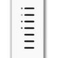 Lutron GRX-4S-DW-BE Grafik Eye Architrave 7-Button 4-Scene Slim Button Door Jamb Wallstation with Off and Raise/Lower in Beige