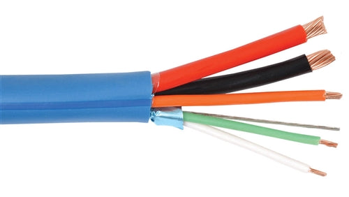 Lutron GRX-CBL-46L-250 Grafik Eye and HomeWork 250 ft Cable, 6 Conductors (Common, Power, Twisted  Wire Pair MUX Data, Sense Line, Drain Wire)