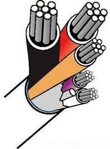 Lutron GRX-PCBL-46L-500 Grafik Eye and HomeWork 500 ft Cable, 6 Plenum Rated Conductors (Common, Power, Twisted  Wire Pair MUX Data, Sense Line, Drain Wire)