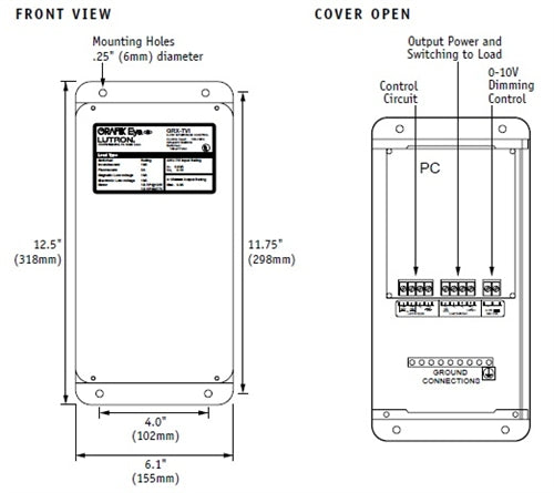 Lutron GRX-TVI Grafik Eye 0-10 Volt Interface