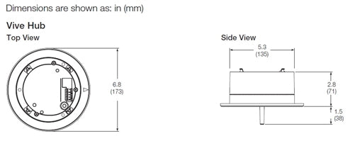 Lutron HJS-0-FM Vive Wireless Hub