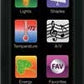 Lutron HQ-J-DK420-BL HomeWorks QS Dynamic RF and Wired Keypad, in Black