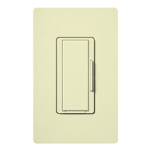 Lutron HQA-RD-277-AL HomeWorks QS RF Maestro 277V Companion Remote Dimmer for Use With -F6AN-DV Only, Matte Finish, Almond