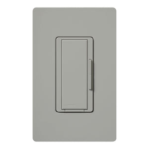 Lutron HQA-RD-277-GR HomeWorks QS RF Maestro 277V Companion Remote Dimmer for Use With -F6AN-DV Only, Matte Finish, Gray
