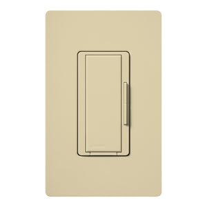 Lutron HQA-RD-277-IV HomeWorks QS RF Maestro 277V Companion Remote Dimmer for Use With -F6AN-DV Only, Matte Finish, Ivory