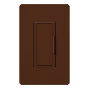 Lutron HQA-RD-SI HomeWorks QS RF Maestro 120V Companion Remote Dimmer for Multi-Location Installations, Matte Finish, Sienna