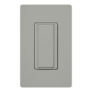 Lutron HQA-RS-GR HomeWorks QS RF Maestro 120V Companion Remote Switch for Multi-Location Installations, Matte Finish, Gray