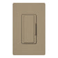 Lutron HQD-RD-MS HomeWorks QS Remote Dimmer for Multi-Location Installations, in Mocha Stone