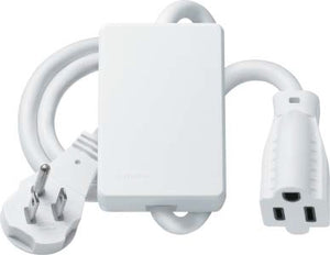 Lutron HQR-15APS-1-SW HomeWorks QS RF 15 A General Purpose Plug-In Switch, Snow