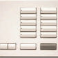 Lutron HQR-T10RL-MN HomeWorks QS RF seeTouch 10-Button with Master On/Off and Raise/Lower Tabletop Keypad, Midnight