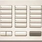 Lutron HQR-T15RL-SW HomeWorks QS RF seeTouch 15-Button with Master On/Off and Raise/Lower Tabletop Keypad, Snow