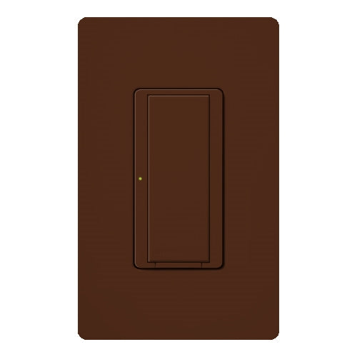 Lutron HQRA-8ANS-SI HomeWorks QS RF Maestro 8A Lighting or 5.8A Motor Neutral Wire Single/Multi-Location Electronic Switch, Matte Finish, Sienna