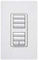 Lutron HQRD-H1RLD-SI HomeWorks QS Dual Group RF Hybrid seeTouch Keypad with Raise/Lower Keypad and 450W Neutral Optional Dimmer, in Sienna