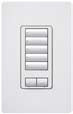 Lutron HQRD-H5BRL-SI HomeWorks QS 5 Button RF Hybrid seeTouch Keypad with Raise/Lower Keypad and 450W Neutral Optional Dimmer, in Sienna