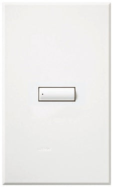 Lutron HQWA-W1BN-SI HomeWorks QS Wired seeTouch Architectural 1-Button Keypad, Non Insert Style, Matte Finish, in Sienna