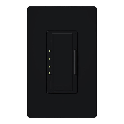 Lutron HWA-2ANF-BL HomeWorks QS Wired Maestro 2A Neutral Fan Speed Control, Matte Finish, Black