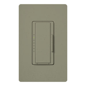 Lutron HWD-10D-GB HomeWorks QS Wired Maestro 1000W Incandescent or 800W Magnetic Low Voltage Single Pole / Multi Location Dimmer, in Greenbriar