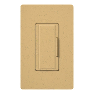 Lutron HWD-10D-GS HomeWorks QS Wired Maestro 1000W Incandescent or 800W Magnetic Low Voltage Single Pole / Multi Location Dimmer, in Goldstone