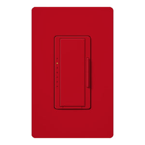 Lutron HWD-10D-HT HomeWorks QS Wired Maestro 1000W Incandescent or 800W Magnetic Low Voltage Single Pole / Multi Location Dimmer, in Hot