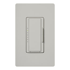 Lutron HWD-10D-PD HomeWorks QS Wired Maestro 1000W Incandescent or 800W Magnetic Low Voltage Single Pole / Multi Location Dimmer, in Palladium