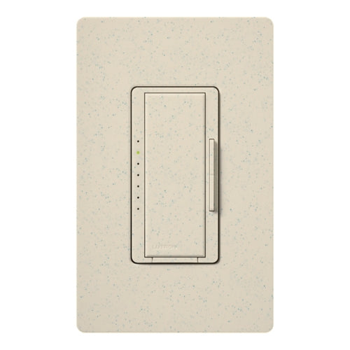 Lutron HWD-10ND-LS HomeWorks QS Wired Maestro 150W LED or 1000W Incandescent or 800W Magnetic Low Voltage Single Pole / Multi Location Dimmer, Neutral Wire Required, in Limestone