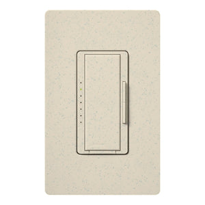 Lutron HWD-10ND-LS HomeWorks QS Wired Maestro 150W LED or 1000W Incandescent or 800W Magnetic Low Voltage Single Pole / Multi Location Dimmer, Neutral Wire Required, in Limestone