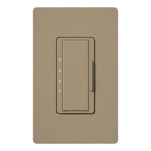 Lutron HWD-2ANF-MS HomeWorks QS Wired Maestro 2A Neutral Fan Speed Control, Neutral Wire Required, in Mocha Stone