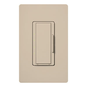 Lutron HWD-2ANF-TP HomeWorks QS Wired Maestro 2A Neutral Fan Speed Control, Neutral Wire Required, in Taupe