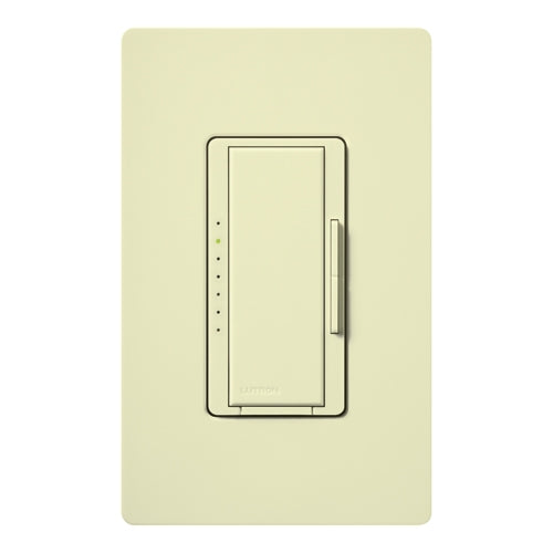 Lutron HWD-5NE-AL HomeWorks QS Wired Maestro 150W LED or 500W Incandescent or Electronic Low Voltage Single Pole / Multi Location Dimmer, Neutral Wire Required, in Almond
