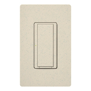 Lutron HWD-8ANS-LS HomeWorks QS Wired Maestro 8A Lighting or 5.8A Motor Single Pole / 3 Way / Multi Location Neutral Electronic Switch, in Limestone