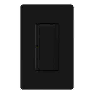 Lutron HWD-8ANS-MN HomeWorks QS Wired Maestro 8A Lighting or 5.8A Motor Single Pole / 3 Way / Multi Location Neutral Electronic Switch, in Midnight