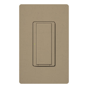 Lutron HWD-8ANS-MS HomeWorks QS Wired Maestro 8A Lighting or 5.8A Motor Single Pole / 3 Way / Multi Location Neutral Electronic Switch, in Mocha Stone