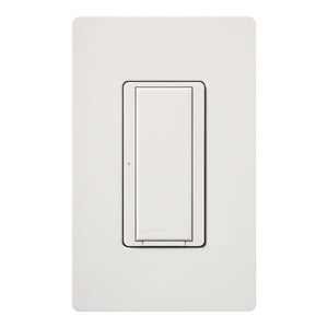 Lutron HWD-8ANS-SW HomeWorks QS Wired Maestro 8A Lighting or 5.8A Motor Single Pole / 3 Way / Multi Location Neutral Electronic Switch, in Snow